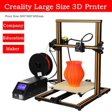 DHL Free 2017 Newest Top Quality Extruder Desktop 3D Printer Creality CR-10 3D Printer Kit With Free PLA Filament DIY 3D Printer