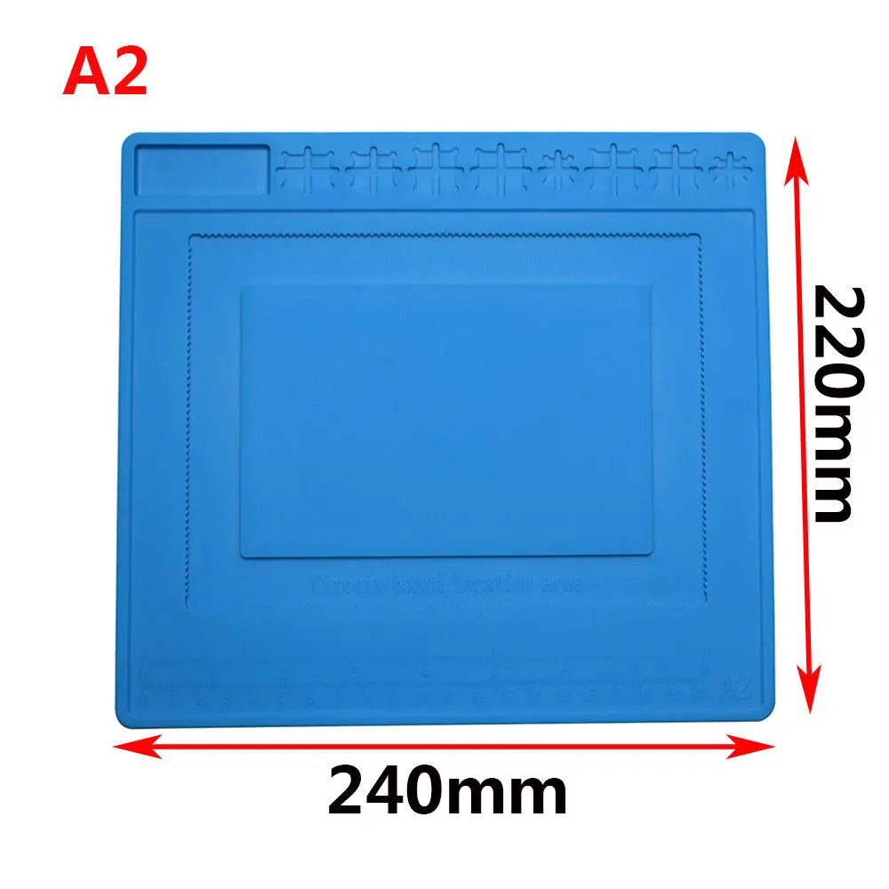 Термостойкий Коврик для пайки силиконовый термопистолет BGA паяльная станция изоляционный коврик ремонтные Инструменты Обслуживание