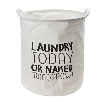 

Saim Foldable laundry basket Large Round Storage Bin Cotton Linen Waterproof Organizer Home Children Dirty Clothe laundry hamper