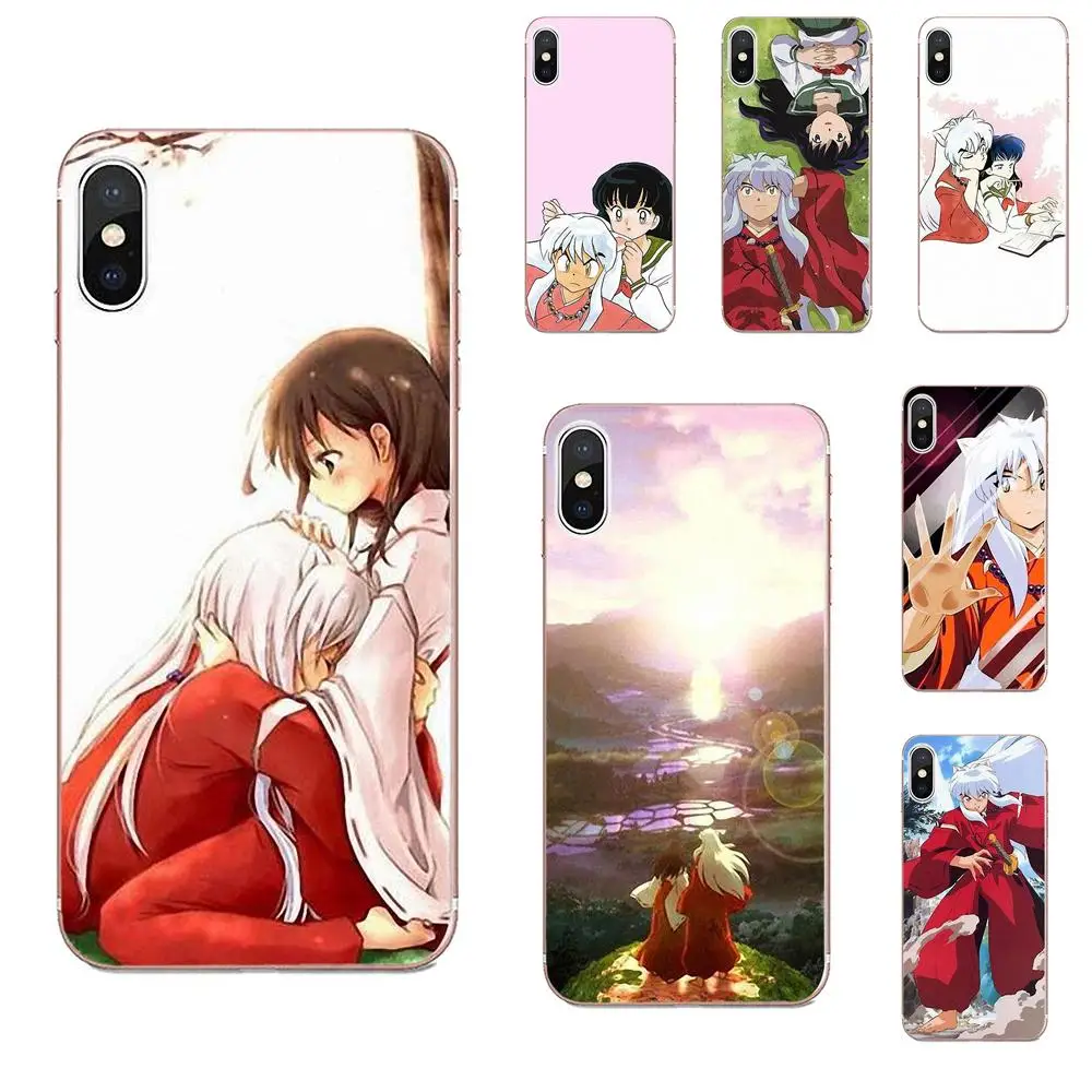 Inuyasha Япония Аниме Кагоме Мягкий ТПУ телефон Капа для Apple iPhone 4 4S 5 5C 5S SE 6 6S 7 8 Plus X XS Max