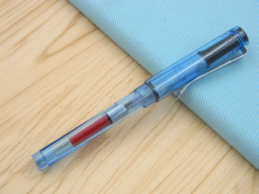 Jinhao 599 цвет культовое Серебряное колье в виде классического прозрачная