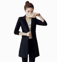 Blazer Mujer Rushed Flying Roc 2019 Woman Long Slim Blazer Casual Style Feminino Office Lady Plus Size Jacket Suit Hot Sale