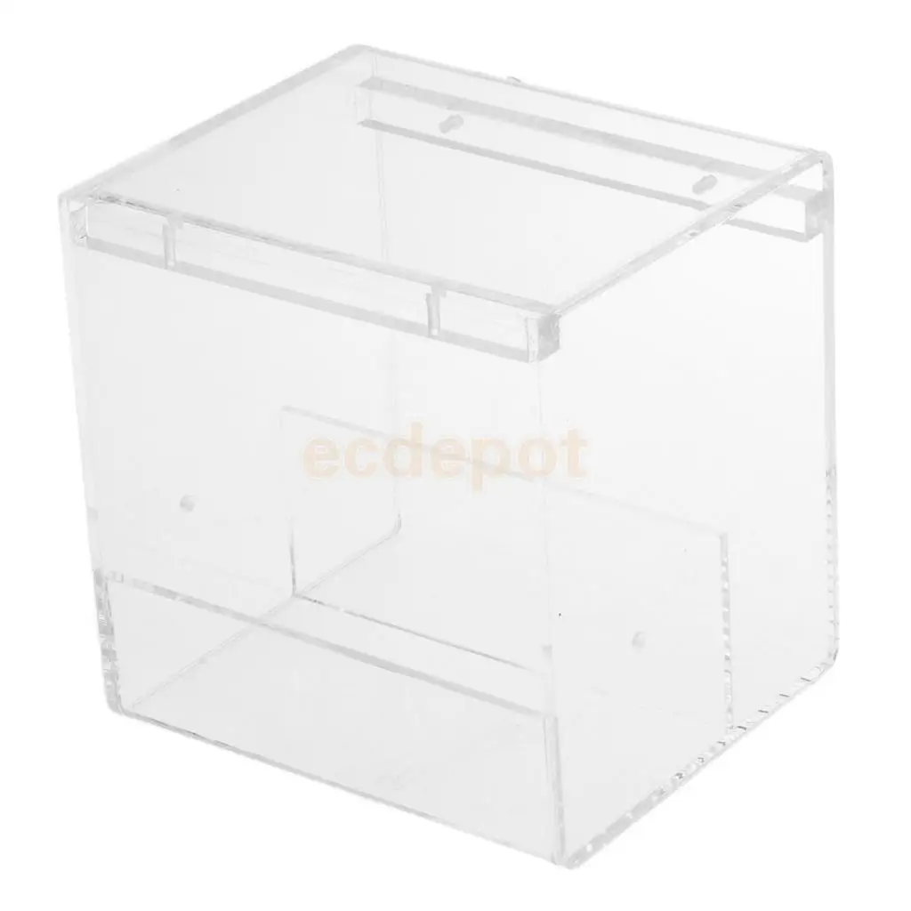 Hanging Bird Bath,Cube Bird Bathtub Bath Box Bowl Cage Accessory for Bird Parrot