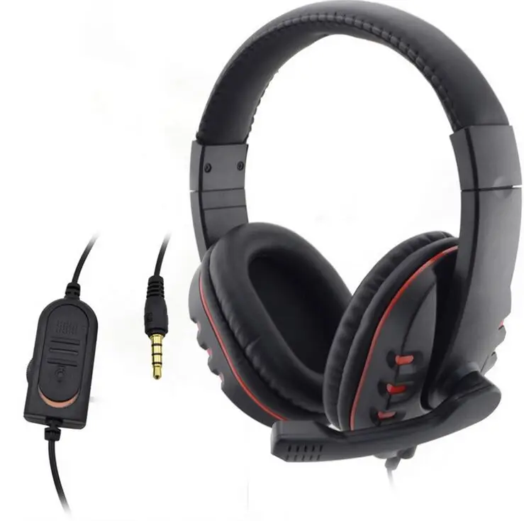 

Wired Stereo Gamer Game Earphone Headset Headphone with Mic Micphone for Game Player Sony PlayStation PS 3 4 PS4 PS3 PC XBOX 360