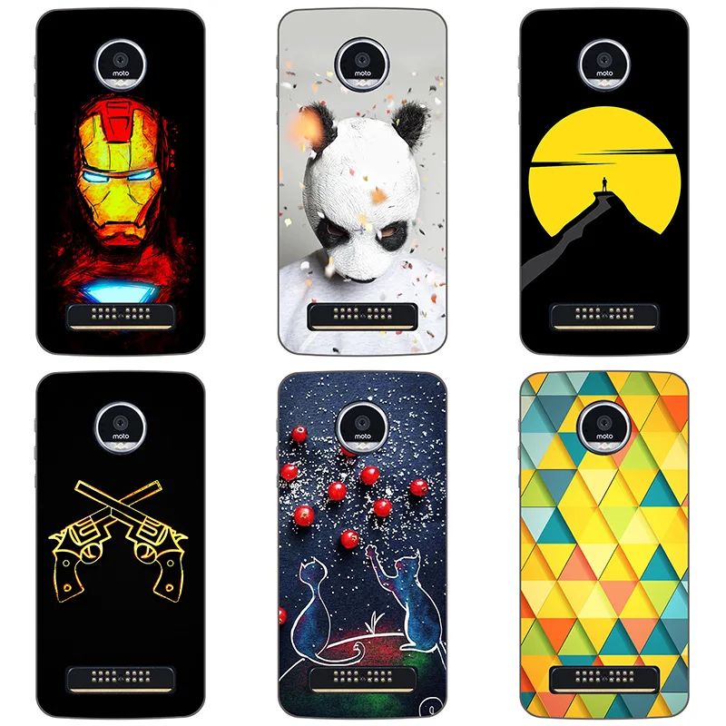 For Motorola Moto Z XT1650 Case Hard Plastic Back Cover Cases Painting Abstract Coque Patterned Shell Skin |
