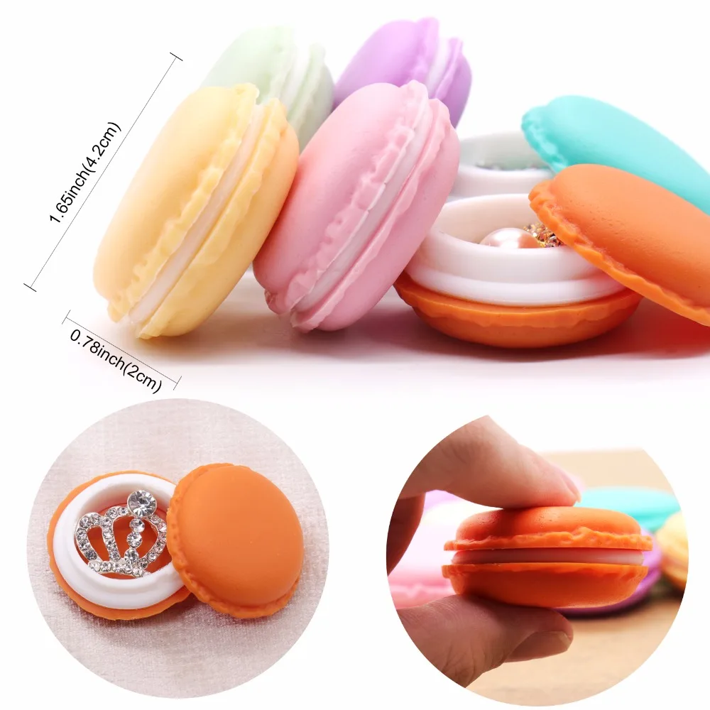 Details about    Wedding Box Party Supply Mini Macarons Candy Jewelry Storage Organizer Gift New 