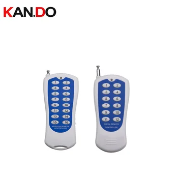 

16 12 CH Channels 12CH RF Transmitter Wireless Remote Control ,315 / 433.92 MHZ Garage Door/window/lamp/ shutters