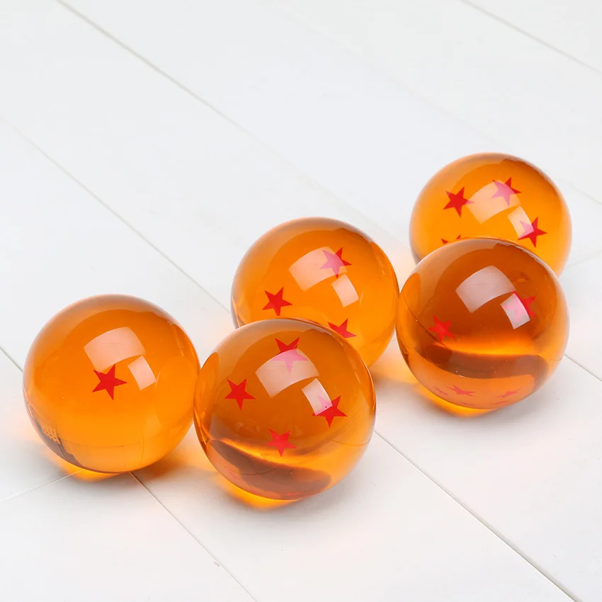 7 шт./компл. 3,5 см 4 см 5,7 см Япония аниме Dragon ball Z звезда, кристаллический шар полный набор в коробке классические Фигурки игрушки Смола