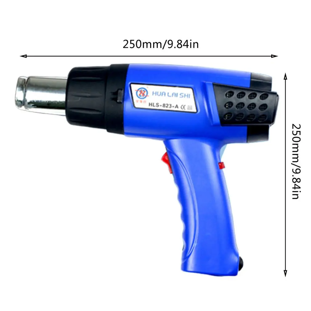 

Hot Air Gun Thermostatic Plastic Welding Torch 2000W Pp Plastic Electric Heat Gun Digital Display Speed Control