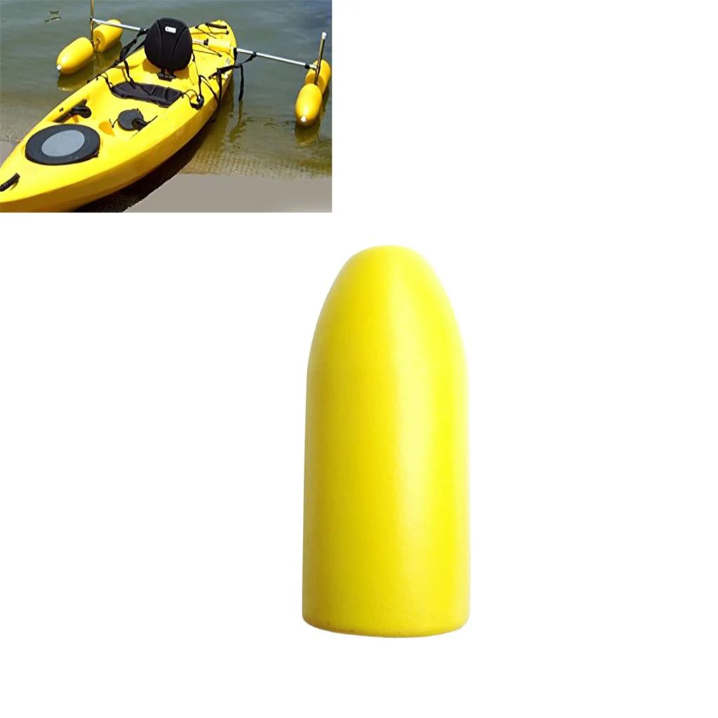 Deluxe Foam Outrigger Stabilizer Water Float for Kayak Canoe Fishing Standing Paddling Beginners High Density & Durable Yellow 
