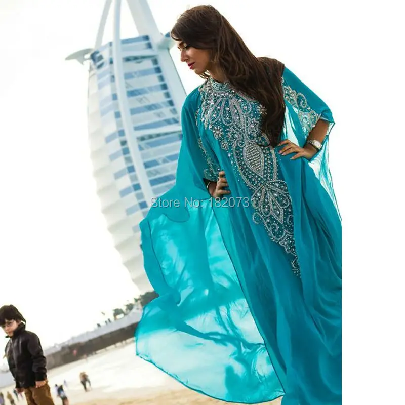 Вечернее платье Caftan Marocain Islamic Abaya в Дубае марокканский кафтан с коротким рукавом