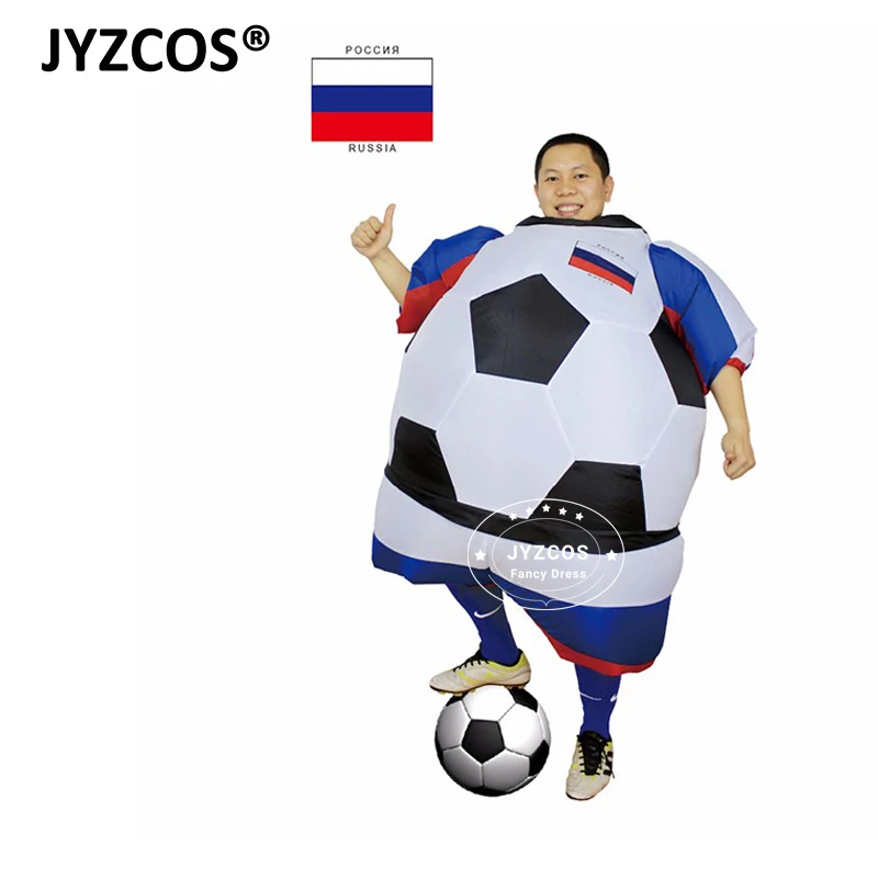 JYZCOS Кубок мира по футболу в России надувной костюм для Хэллоуина|Праздничные
