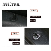 MCrea автомобильный Стайлинг для Mercedes E GLK GLS класс W212 E200L E260L E300L E320L E400L AMG наклейки дверной замок булавки крышки аксессуары