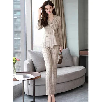 

Best Women's suit women's fashion slim slimming asymmetric suit two-piece suit (coat + pants) pants suits for women