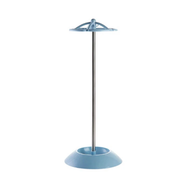 Нержавеющая сталь бытовой 5 отверстий зонтик подставка для Напольного Хранения Держатель слива воды сухой абсорбент полка для зонтов - Цвет: blue