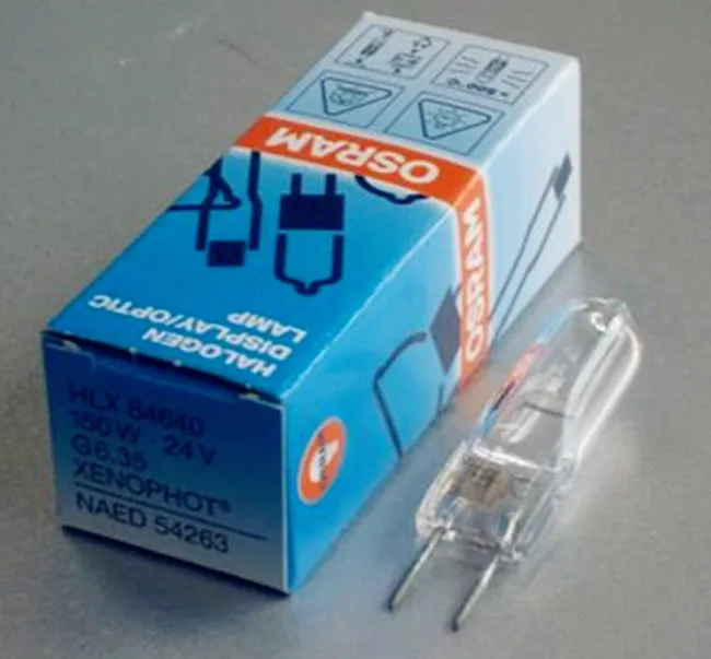 Новинка 64640/64642 G6.35 24V150W галогенные лампы m/медицинское оборудование 10 шт./лот +