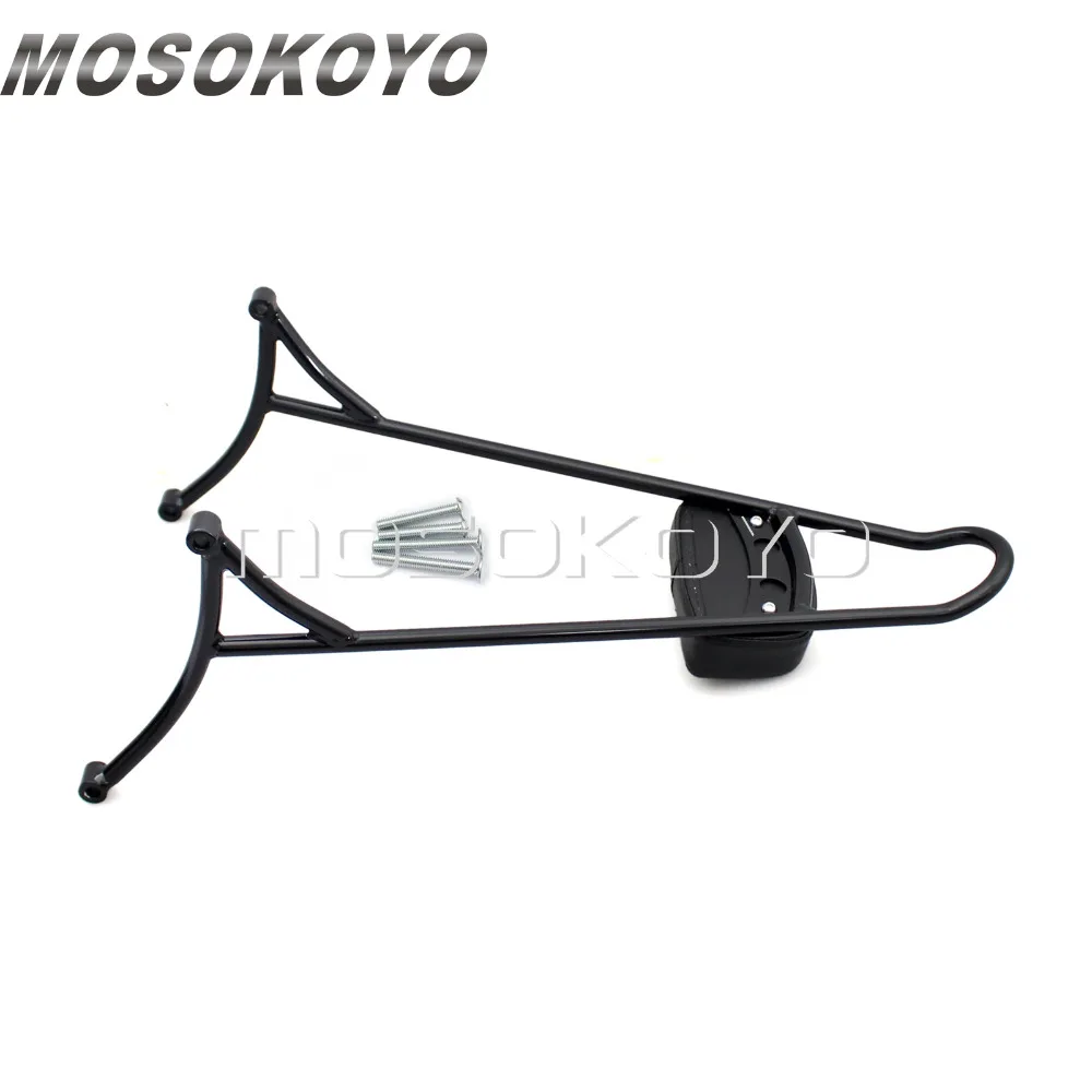 Черный мотоцикл 2" высокий Сисси Бар спинка для Harley Sportster XL 883 XL 1200 2004- Съемная Задняя накладка с отражателем