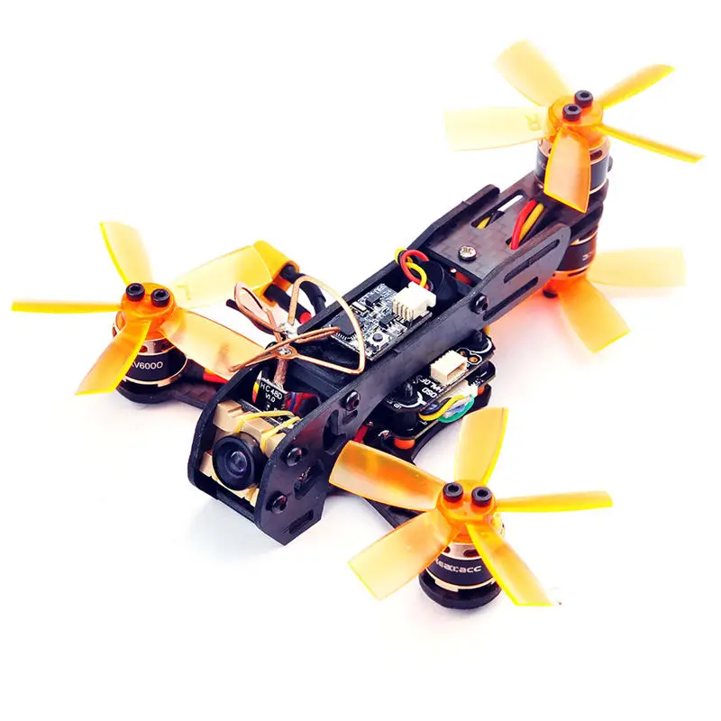 High Quality Realacc Scops 100 Micro Y4 BNF FPV With F3 OSD 10A BLheli S Dshot600