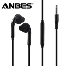 ANBES In-Ear Wired Earphone Heavy Bass Sound Stereo Music Headphones Sport Headset fone de ouvido For Samsung S6 S5 S4 Xiaomi
