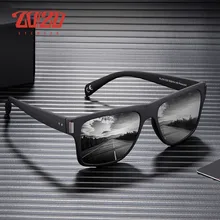 20/20 Марка Классические Поляризованные солнцезащитные очки Мужчины Черная Рамка Вождения Мужской Солнцезащитные Очки Квадратные Очки Goggle UV400 Gafas De Sol