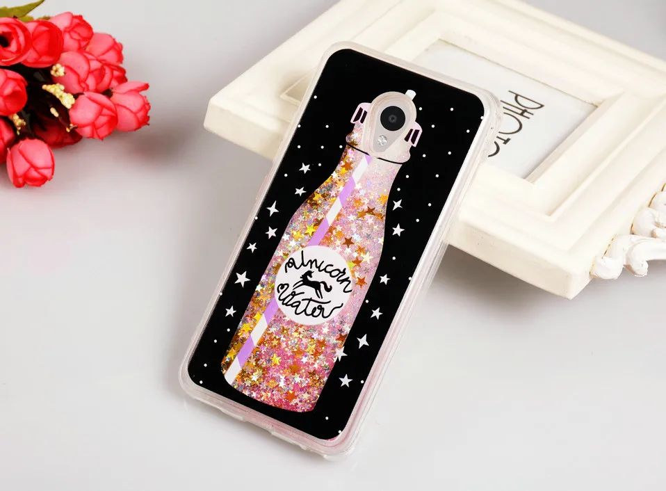Quicksand Case for Meizu M5 Cover Fashion Bottle Glitter Dynamic Liquid Coque Meizu M5 Case Silicone Meilan 5 M 5 Funda          (1)