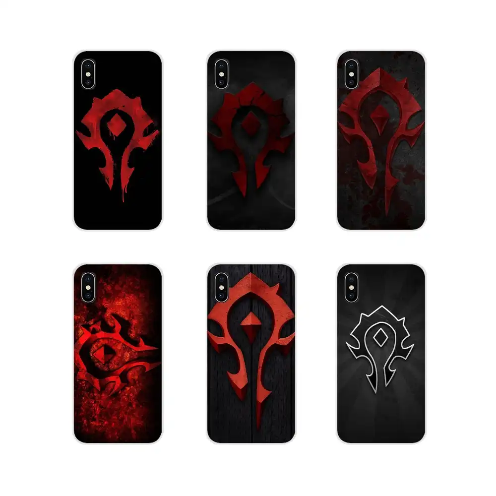 Pro Wow World Of Warcraft Horde Logo For Apple Iphone X Xr Xs Max