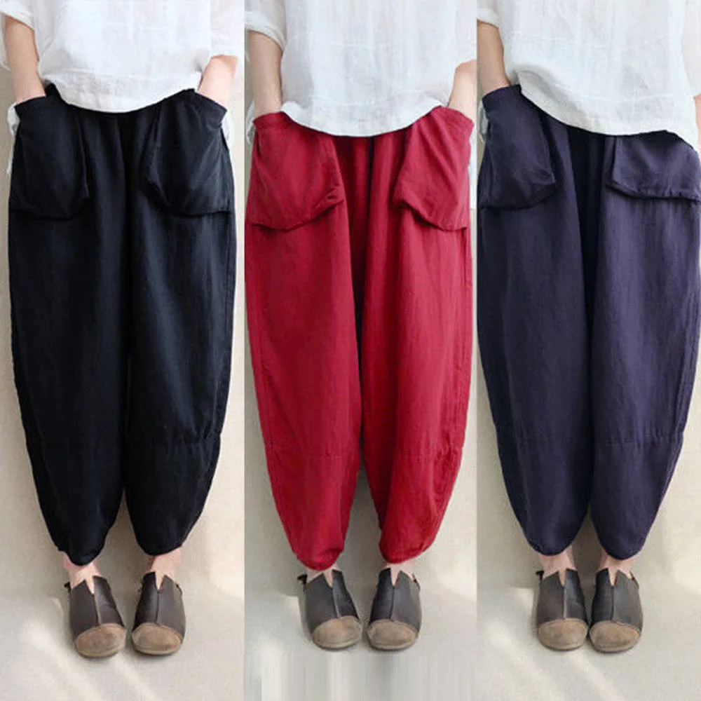 plus size harem pants
