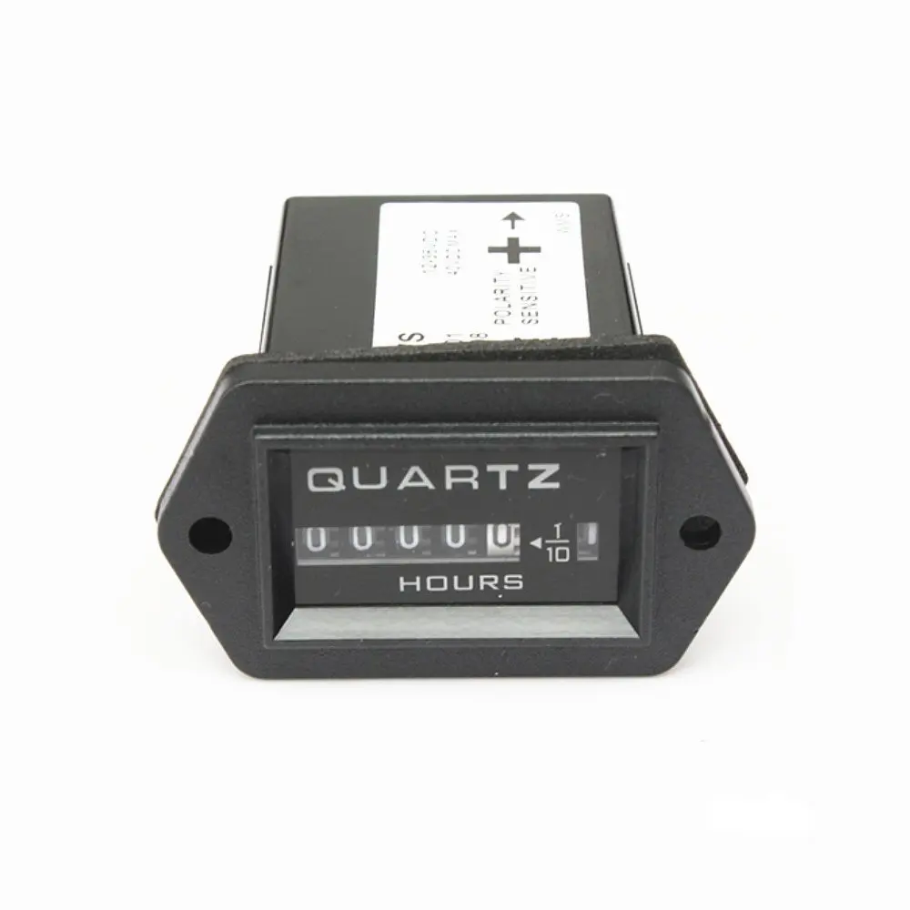 DC 12V-36V Black Generator Sealed Hourmeter Counter Tractor Truck Rectangle Hour Meter For Boat Tractor Diesel Car Engine timer DC 12V-36V Black Generator Sealed Hourmeter Counter Tractor Truck Rectangle Hour Meter For Boat Tractor Diesel Car Engine timer