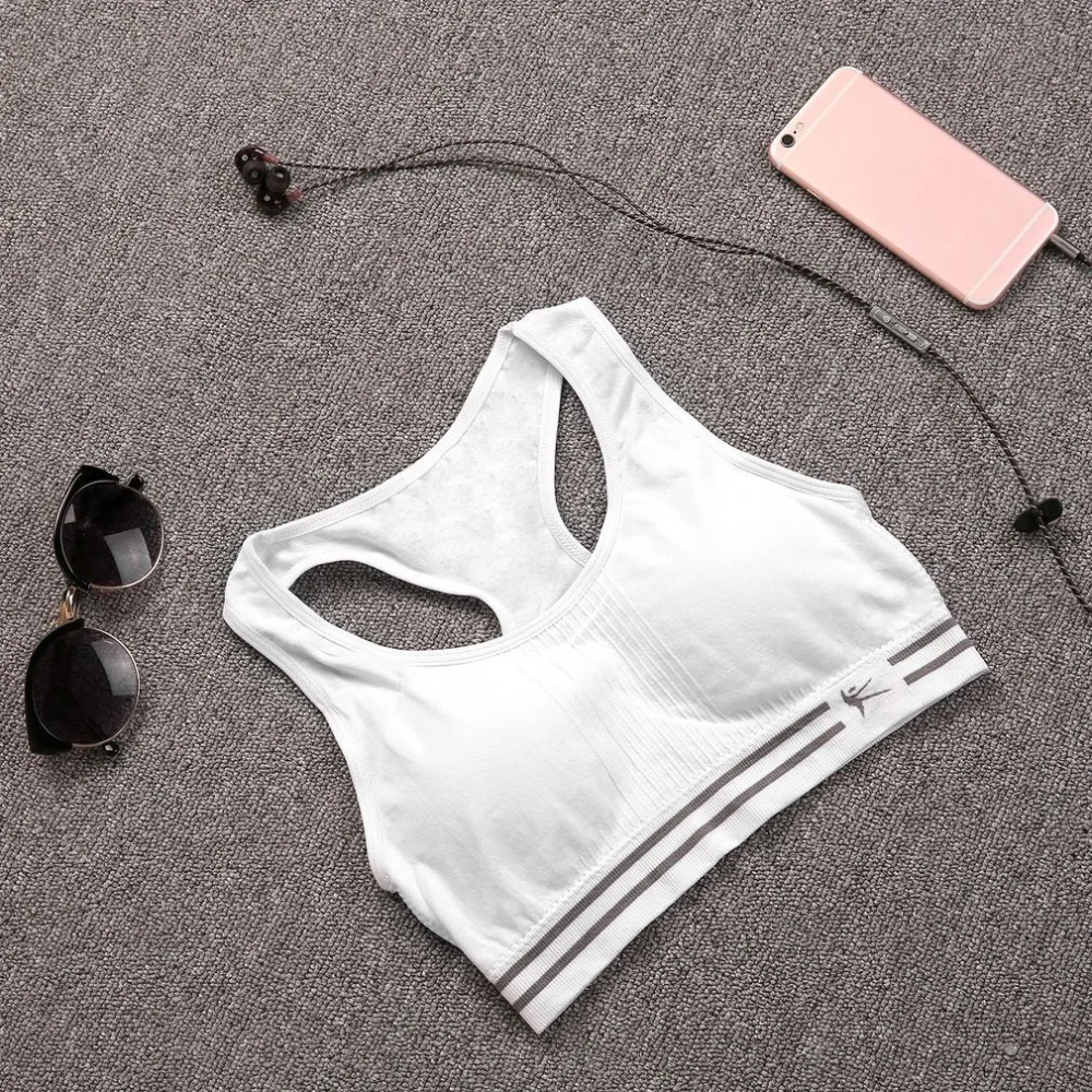 

Plus Size Women Quick Dry Tight Compressed Pad Yoga Shirt Sports Bra Push Up Fit Tank Support Tops Running Fitness Gym Top Bras