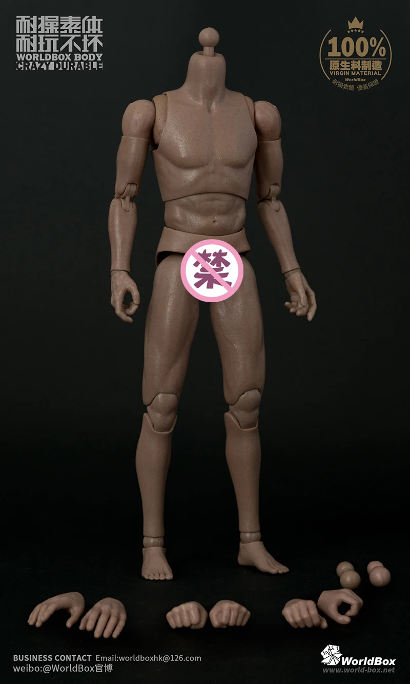 

WorldBox AT011 1/6 Strong Male Body for 12inch Action Figure DIY