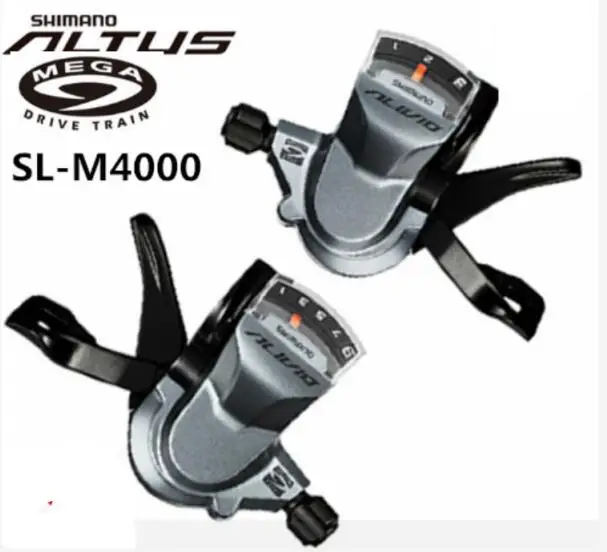 Alivio m4000 SL M4000 рычаг переключения скоростей MTB R + L 3x9 SPD Rapidfire Plus|Велосипедный