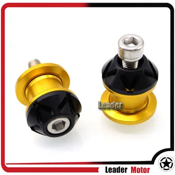 

For KAWASAKI ZRX1200/R ZZR1200 ZX-12R ZX-14 ZX-14R ABS ZZR1400 Motorcycle Swingarm Spools stand screws Slider 10MM 7 Colors