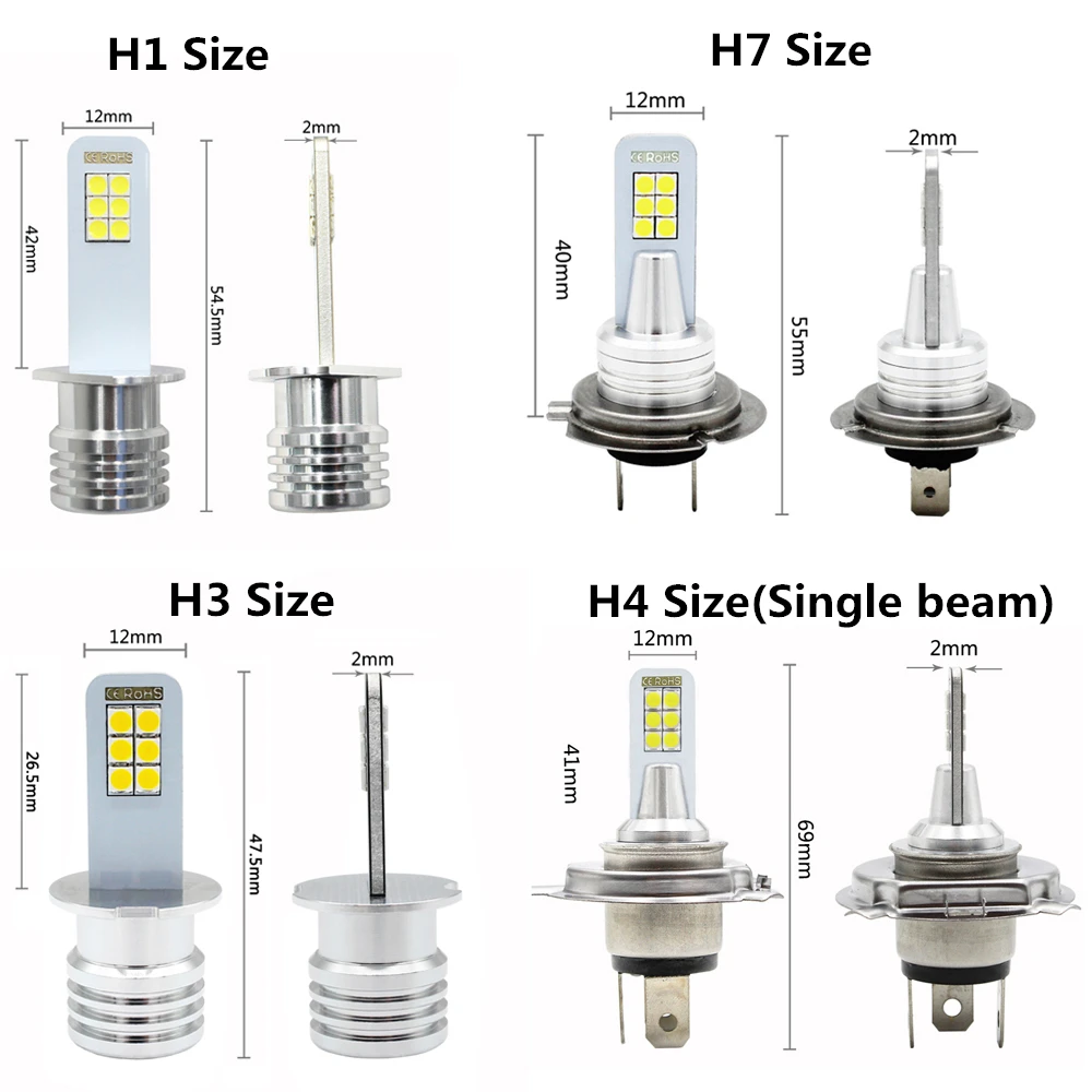 CJXMX 2X3000 K H7 светодиодный H1 H3 H8 H11 9005/HB3 9006/HB4 супер яркий 12 3030SMD автомобильные Противотуманные фары лампы 1200LM 6000 К авто светодиодный противотуманный фонарь