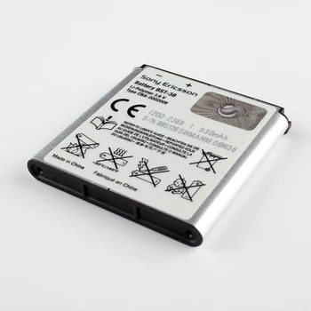 

Original Sony BST-38 Phone Battery For Sony Ericsson W995 C510 C902 C905 K770I K850 W580I R306 W980 Z770i K770 930mAh