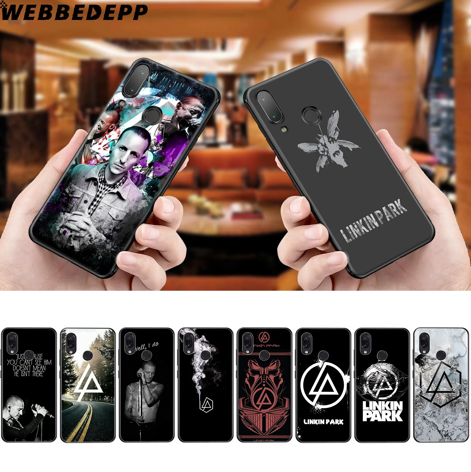 

WEBBEDEPP Chester Linkin Park Soft Case for Xiaomi Redmi K20 7A 4A 4X 5 5A 6 6A S2 Note 8 4 4X 5 6 5A 7 Pro Plus Prime
