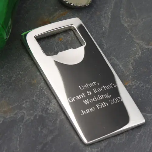 

Custom Bottle Opener hot sales TOP OFF BOTTLE OPENER ENGRAVED IDEAL XMAS GIFT cheap custom Stainless steel bottle opener.