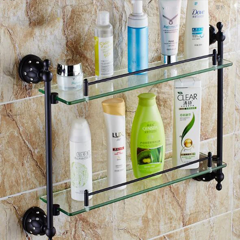 Buy Wholesale And Retail Dual Glass Tiers Wall Mounted