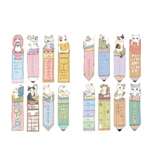 30 шт./лот, милые, миленькие в японском стиле(«Каваий») для мороженного, газировки Бумага Закладка для книги подарочные канцелярские товары пленка закладки книжные держатели карты сообщения школьные принадлежности