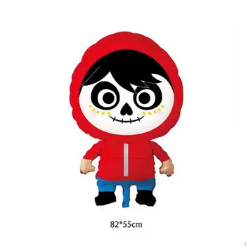 

KUWANLE 50pcs/lot 82*55cm Coco Balloons Film Game Balloon Cartoon Coco Helium Balloon Birthday Party Supplies Decoration Globos