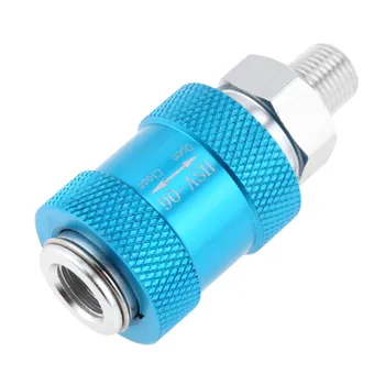 

DRELD 1Pc Aluminum HSV-06 1/8"(9.5mm) Thread Piping Exhaust Hand Slide Switch Vent Valve Push Hand Pneumatic Components