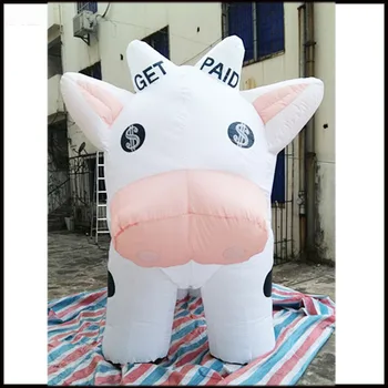 

Free shipping 4m inflatable cow for promotion