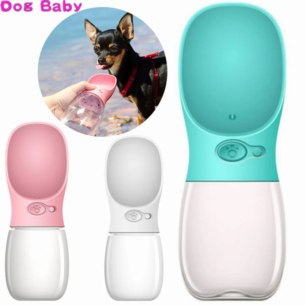 DOGBABY портативная бутылка для воды 350 мл/500 мл собак дорожная миска щенков и кошек