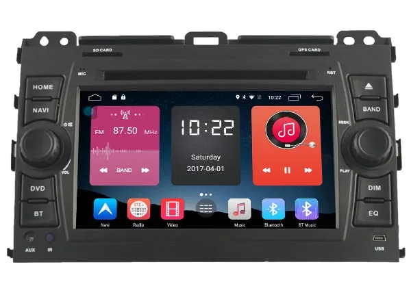 Best 7" Android 6.0 Car DVD for Toyota Land Cruiser Prado J120 2002-2009 with Calling Function Support & Full Video Output Function 0 Best 7" Android 6.0 Car DVD for Toyota Land Cruiser Prado J120 2002-2009 with Calling Function Support & Full Video Output Function 0