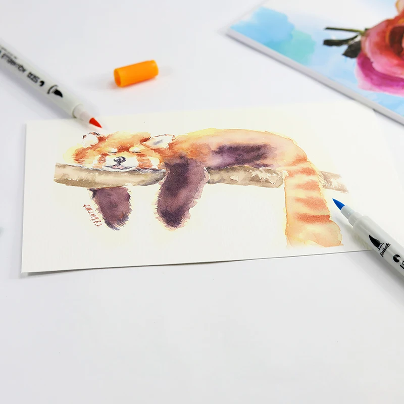 Günstig Förderung 18 25 33 42 Farben Solide Aquarell Faltbare Set Mit Wasser Pinsel Stift Aquarell Pigment Für Draw Kunst Supplie