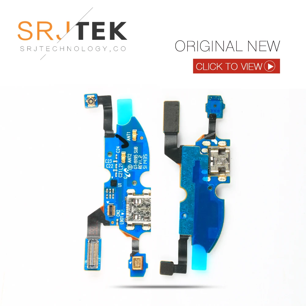 

Micro USB Charger Flex Cable for SAMSUNG Galaxy S4 Mini i9190 i9195 USB Charging Port with Mic Microphone