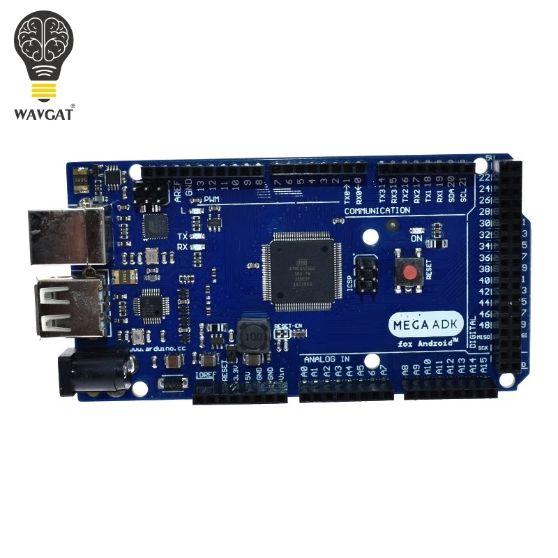 Плата WAVGAT Mega 2560 R3 16AU 2012 Google Open ADK основная плата (для совместимой модели ATmega2560 + USB