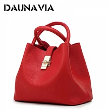 DAUNAVIA 2018 Vintage Women’s Handbags Famous Fashion Brand Candy Shoulder Bags Ladies Totes Simple Trapeze Women Messenger Bag
