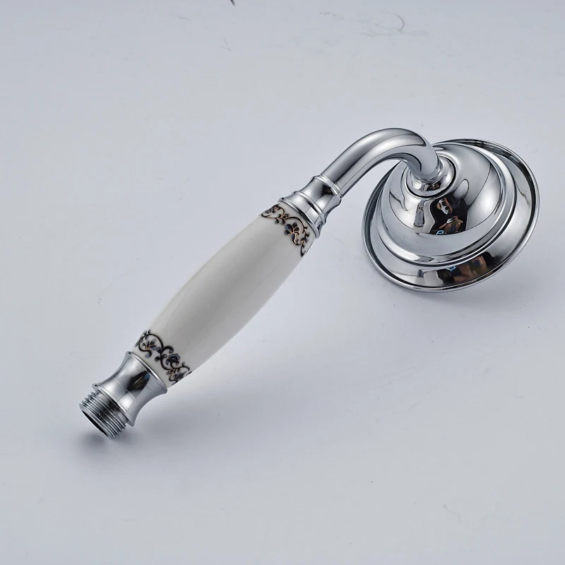 Оптом и в розницу Chrome польский Ванная комната замена Handshower телефон Форма Банные принадлежности