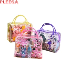 PLEEGA Brand Transparent Portable Women Cosmetic Bag Waterproof Women Makeup Bag Underwear Make Up Drug Storage Organizer Bag
