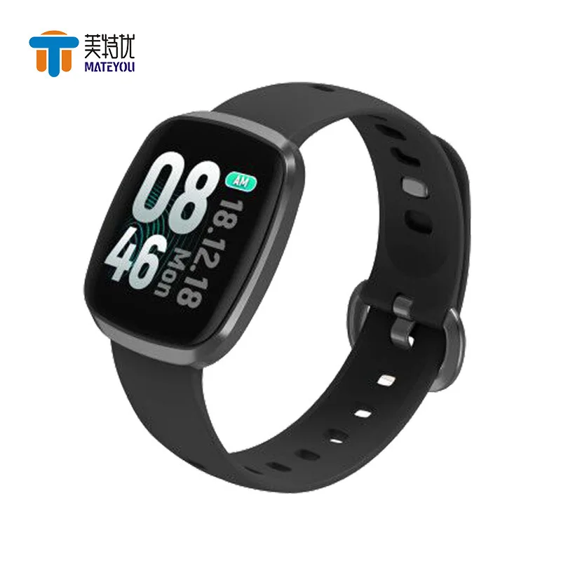 

MATEYOU color screen smart bracelet full screen touch screen ultra-thin body heart rate blood pressure exercise plan step watch